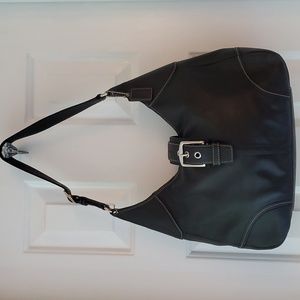 Coach vintage Hampton Hobo leather black bag